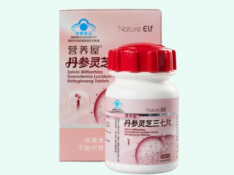 营养屋®丹参灵芝三七片