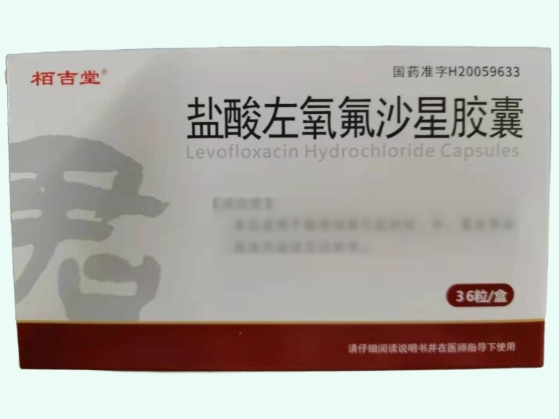 盐酸左氧氟沙星胶囊
