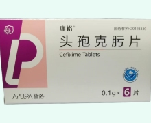 康裕头孢克肟片价格对比 0.1g*6片