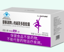 ALLNATURE碧春源牌L-肉碱茶多酚胶囊价格对比 6瓶