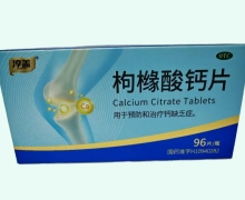 淳盖枸橼酸钙片价格对比 96片 远大生命