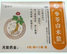 参苓白术散价格对比 12袋 天致药业