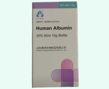 人血白蛋白价格对比 20%(50ml,10g) CTBB