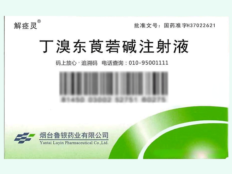 丁溴东莨菪碱注射液