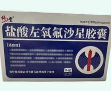 修正堂盐酸左氧氟沙星胶囊价格对比 14粒