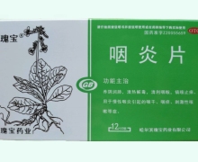 咽炎片价格对比 瑰宝 24片