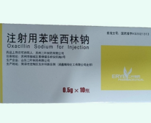 注射用苯唑西林钠价格对比 0.5g*10瓶 二叶制药