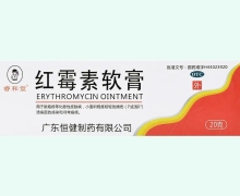 红霉素软膏价格对比 20g 广东恒健制药
