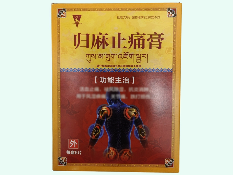归麻止痛膏