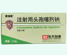 赛福隆注射用头孢噻肟钠价格对比 2g*10瓶