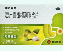 复方青橄榄利咽含片价格对比 28片 桂龙药业