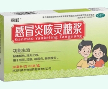 丽彩感冒炎咳灵糖浆价格对比 10ml*6瓶