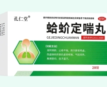 孔仁堂蛤蚧定喘丸价格对比 20袋