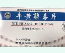 河西牛黄解毒片价格对比 10袋