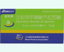 思贝格注射用甲磺酸齐拉西酮价格对比 20mg