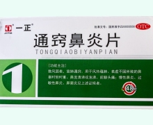 通窍鼻炎片价格对比 48片 一正