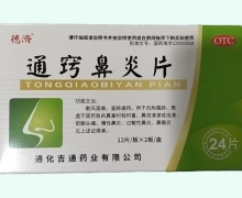 德济通窍鼻炎片价格对比 24片 吉通药业
