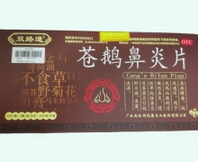 双路通苍鹅鼻炎片价格对比 240片 亿康药业