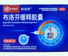 布洛芬缓释胶囊价格对比 36粒 舒洛得