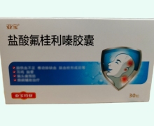 盐酸氟桂利嗪胶囊价格对比 30粒 亚宝药业