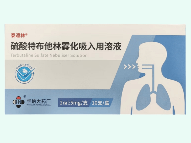 硫酸特布他林雾化吸入用溶液(泰适林/华纳大药厂)