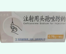注射用头孢唑肟钠价格对比 0.75g*10瓶 致君
