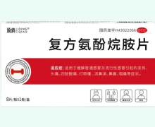 顶俏复方氨酚烷胺片价格对比 8片