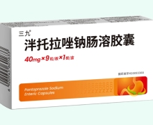 三九泮托拉唑钠肠溶胶囊价格对比 9粒 明瑞制药