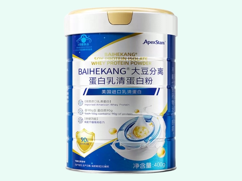BAIHEKANG®大豆分离蛋白乳清蛋白粉(kaylok/ApexStam)