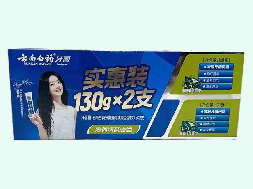 云南白药牙膏薄荷清爽香型