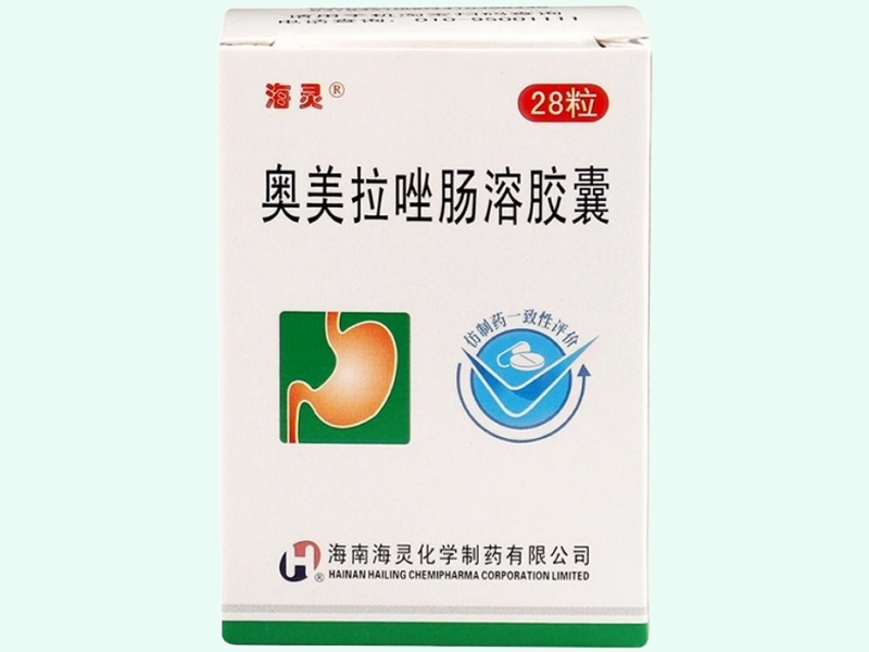 奥美拉唑肠溶胶囊(海灵)