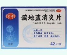 宏源蒲地蓝消炎片价格对比 42片