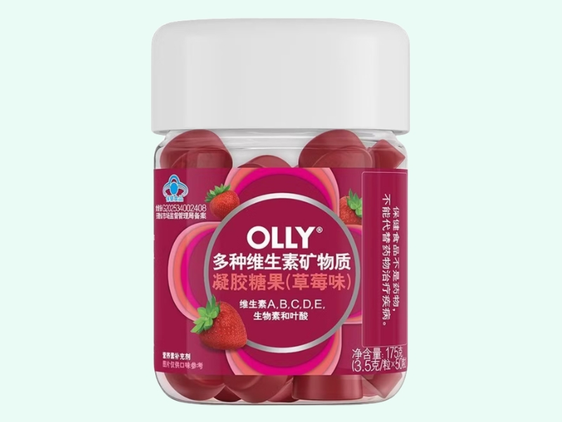 OLLY®多种维生素矿物质凝胶糖果(草莓味)