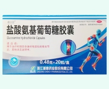 盐酸氨基葡萄糖胶囊价格 0.48g*20粒 诚意药业