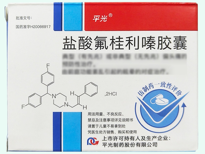 盐酸氟桂利嗪胶囊(平光)