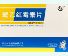 琥乙红霉素片价格对比 0.125g*12片 四川制药