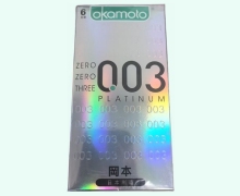 冈本避孕套价格对比 6片装 0.03白金超薄