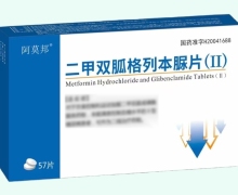 阿莫邦二甲双胍格列本脲片(Ⅱ)价格对比 57片