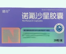 建功诺氟沙星胶囊价格对比 28粒