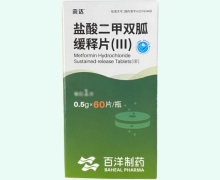 盐酸二甲双胍缓释片(Ⅲ)价格对比 60片 奈达