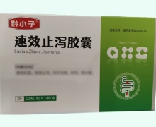 黔小子速效止泻胶囊价格对比 24粒