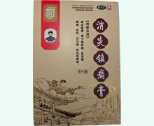 乐家老铺消炎镇痛膏价格对比 9片