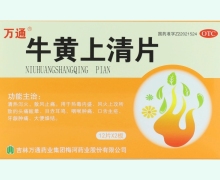 牛黄上清片价格对比 24片 万通药业