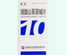 消旋山莨菪碱片(6542)价格对比 100片 民生药业