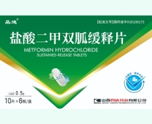 盐酸二甲双胍缓释片价格对比 60片 晶迪