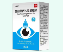 万必健盐酸莫西沙星滴眼液价格对比 3ml