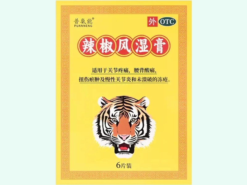 辣椒风湿膏(普氨能)