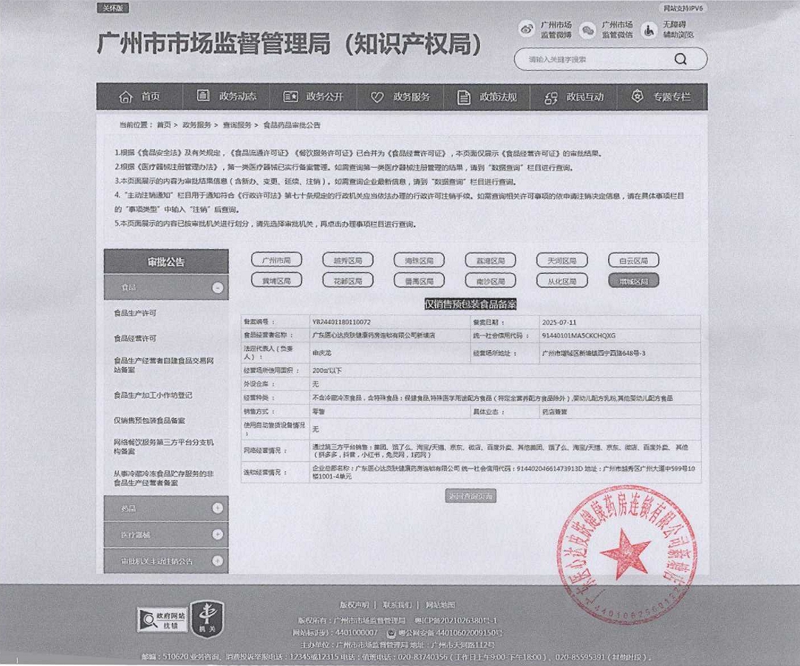 食品经营许可证