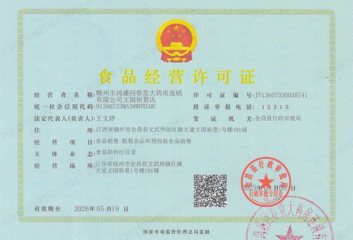 食品经营许可证