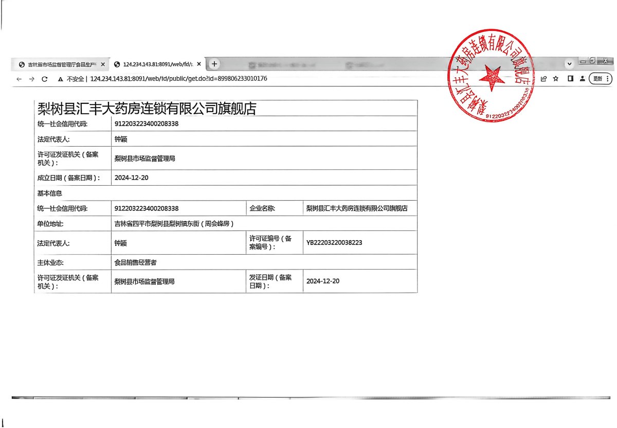 食品经营许可证